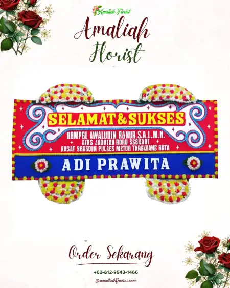Papan Bunga Ucapan Selamat Dano